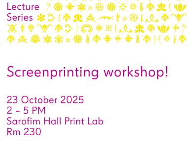 Screenprinting Workshop