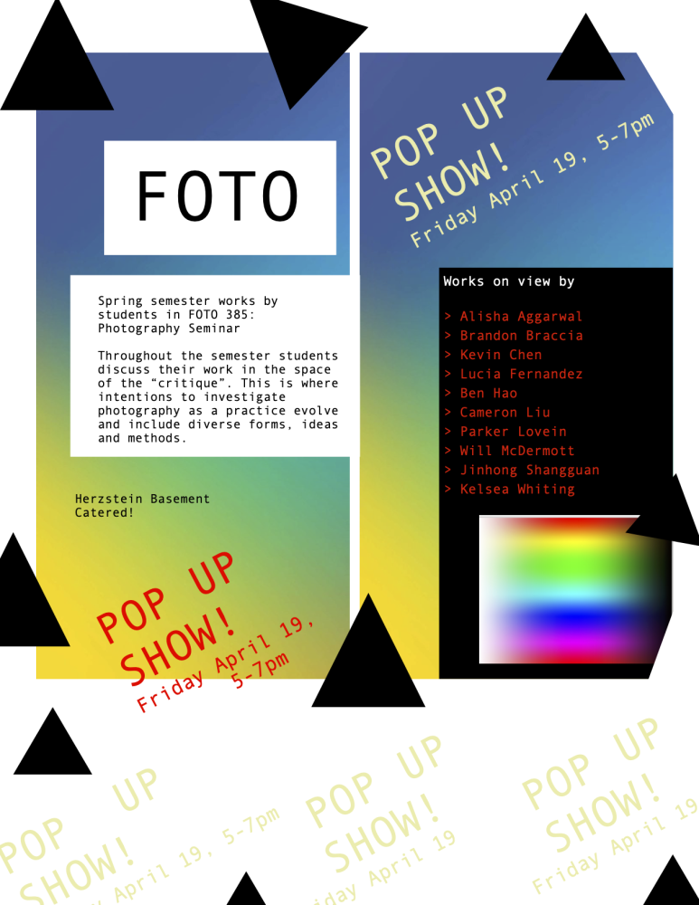 FOTO Pop-Up Show!