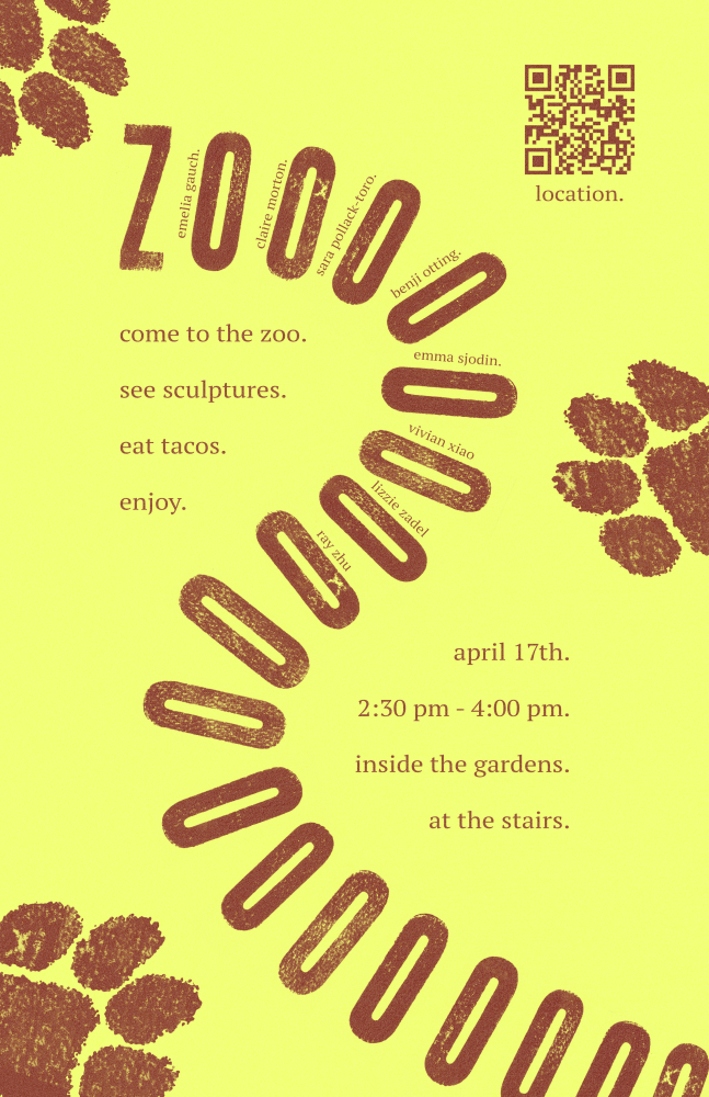 ZOO sculpture pop-up show