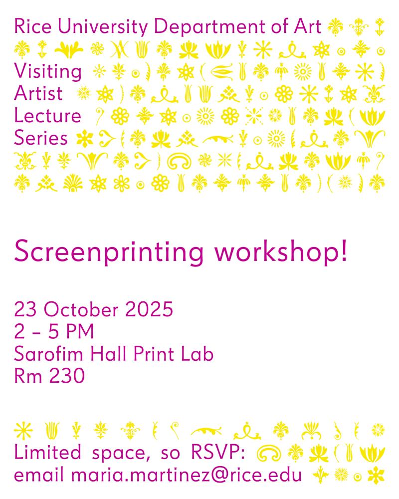 Screenprinting Workshop